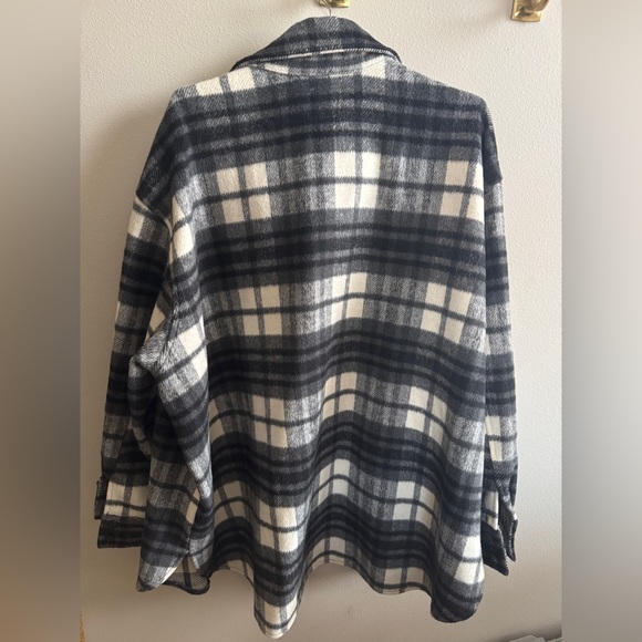 H&M Black and White Utility Shacket - Size XXL - Picture 3 of 4